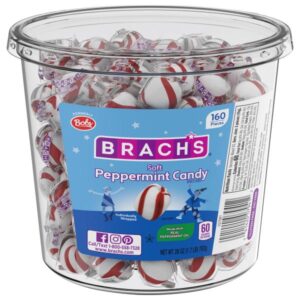 Brach’s Soft Peppermint Candy Tub 28oz 160ct